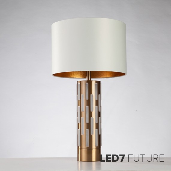 John Richard - Acrylic Block Illuminating Table Lamp